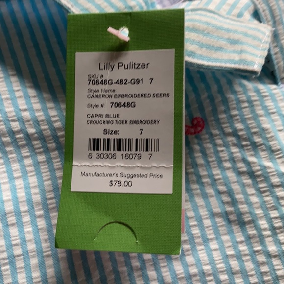 Lilly Pulitzer seersucker pants - Picture 5 of 6